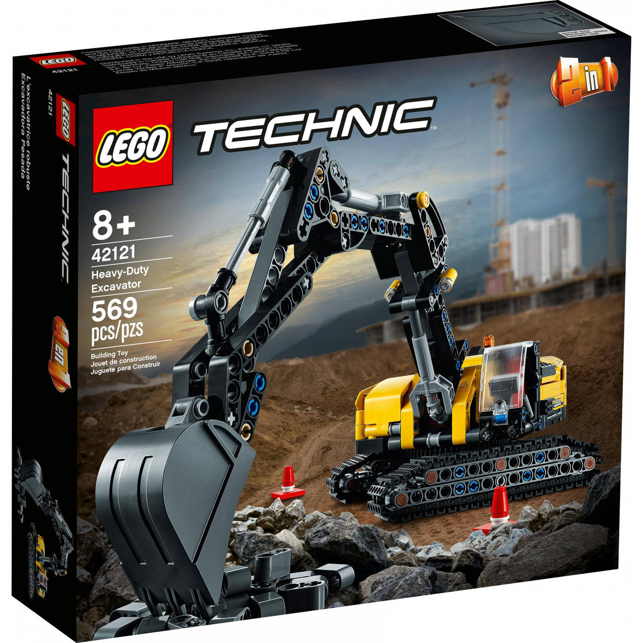 

Блочный конструктор LEGO Technic Сверхмощный экскаватор (42121)