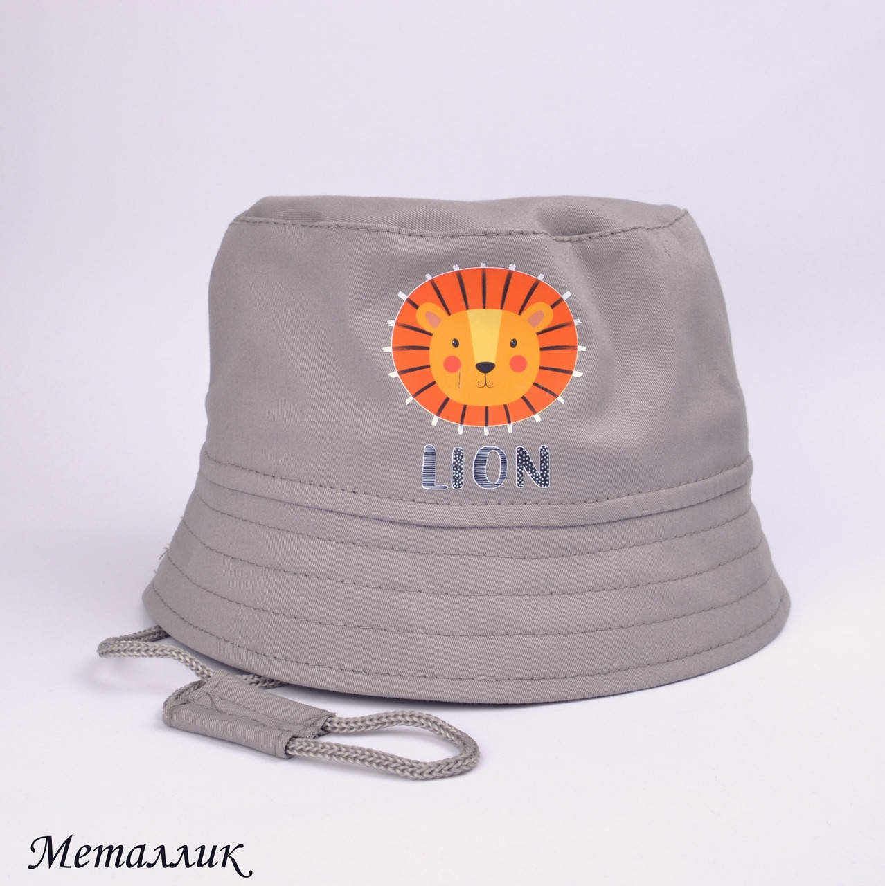 

Летняя Панама для детей Lion от 2 до 3 лет размер 48-50 металлик