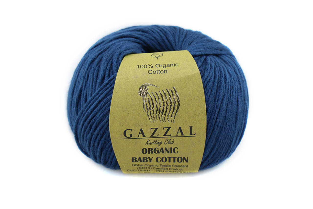 

Gazzal Organic Baby Cotton, Синий №437