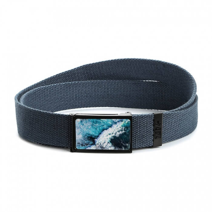 

Ремінь ZIZ Океанічна хвиля синій SKL22-222023, Синий