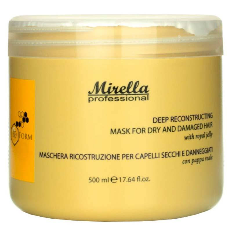 

Восстанавливающая маска с маточным молочком Mirella Professional Bee Form Reconstructing Mask 500 мл