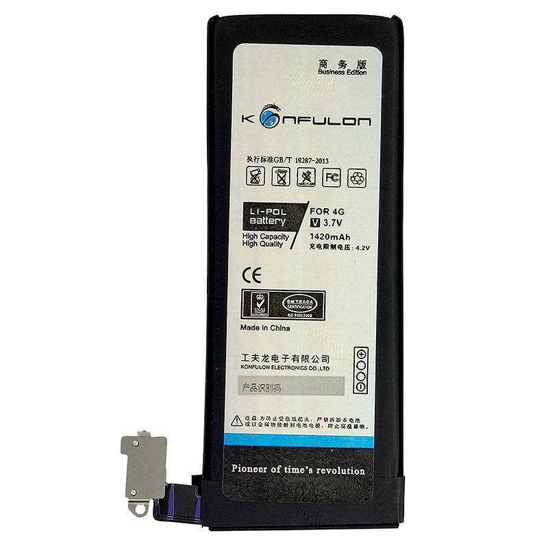 

Батарея iPhone 4 Konfulon (1430mAh) (аккумулятор на Айфон 4)