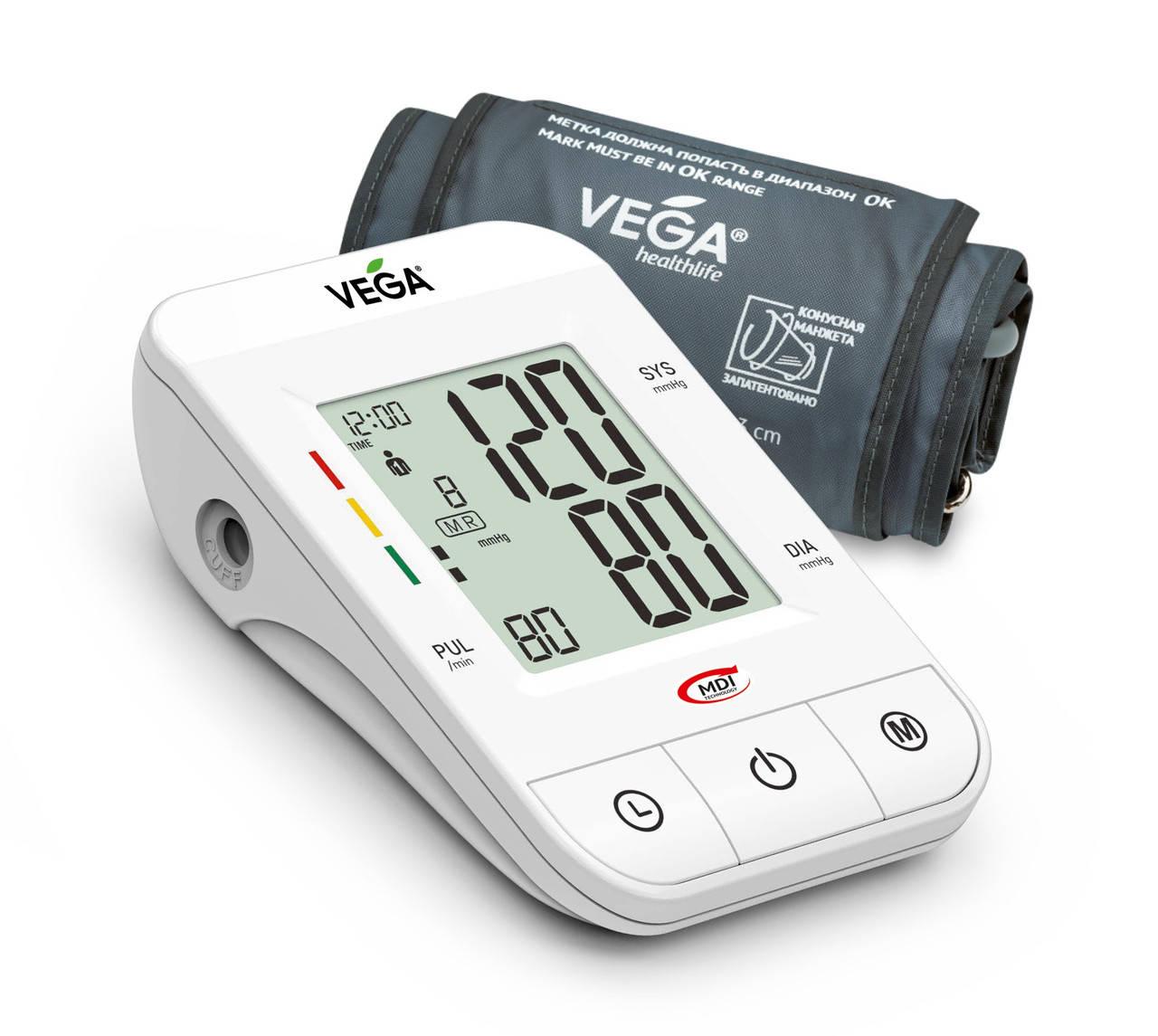 

Автоматический тонометр VEGA va-340 с манжетой L 22-42 см. Гарантия!