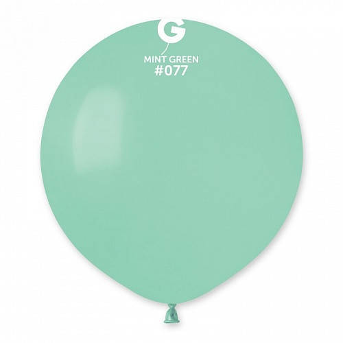 

Латексный шар пастель мятный 19"/ 077/ 48см Mint green