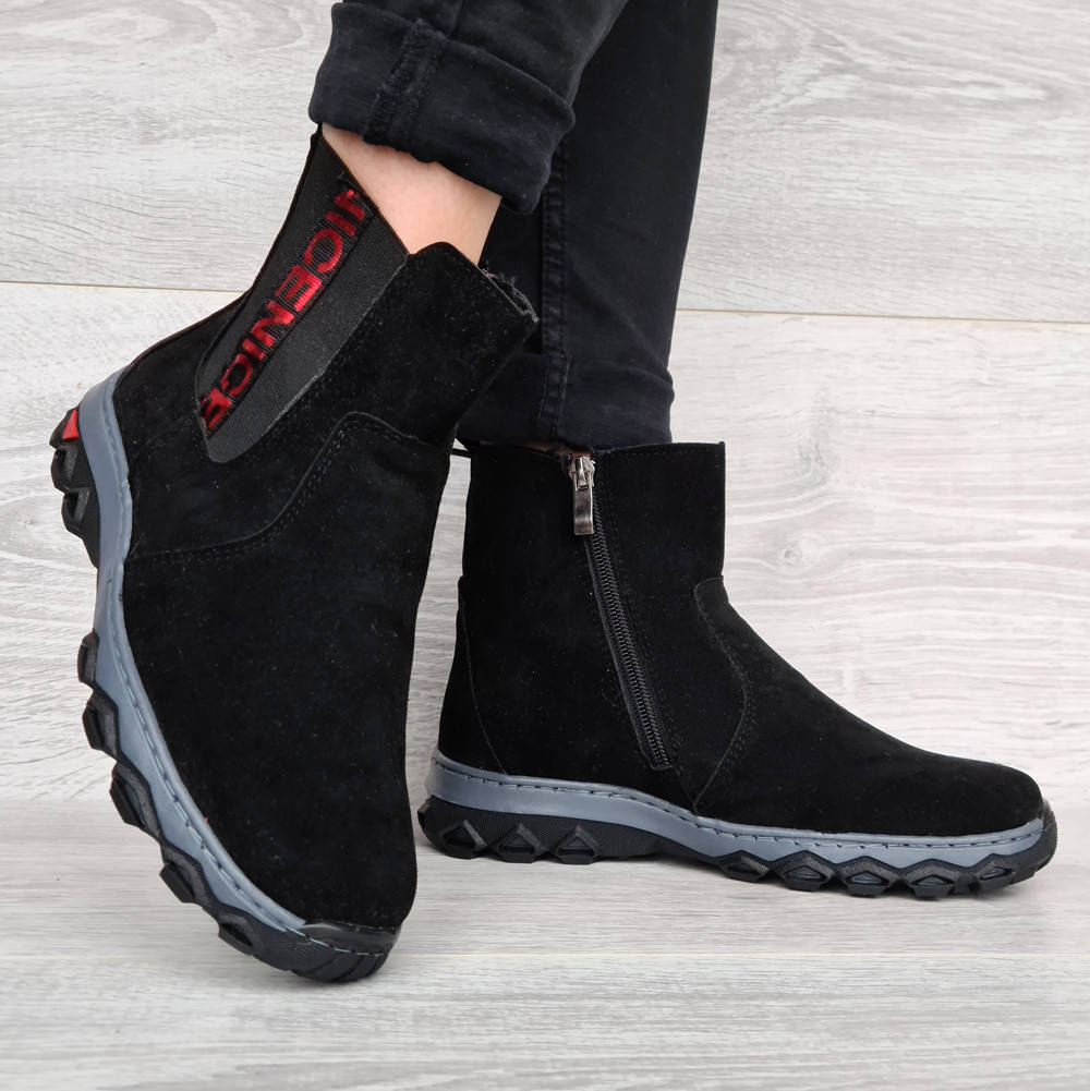 

35р и 36р !!! Ботинки женские / подростковые демисезонные (Сгж-3ч), Черный