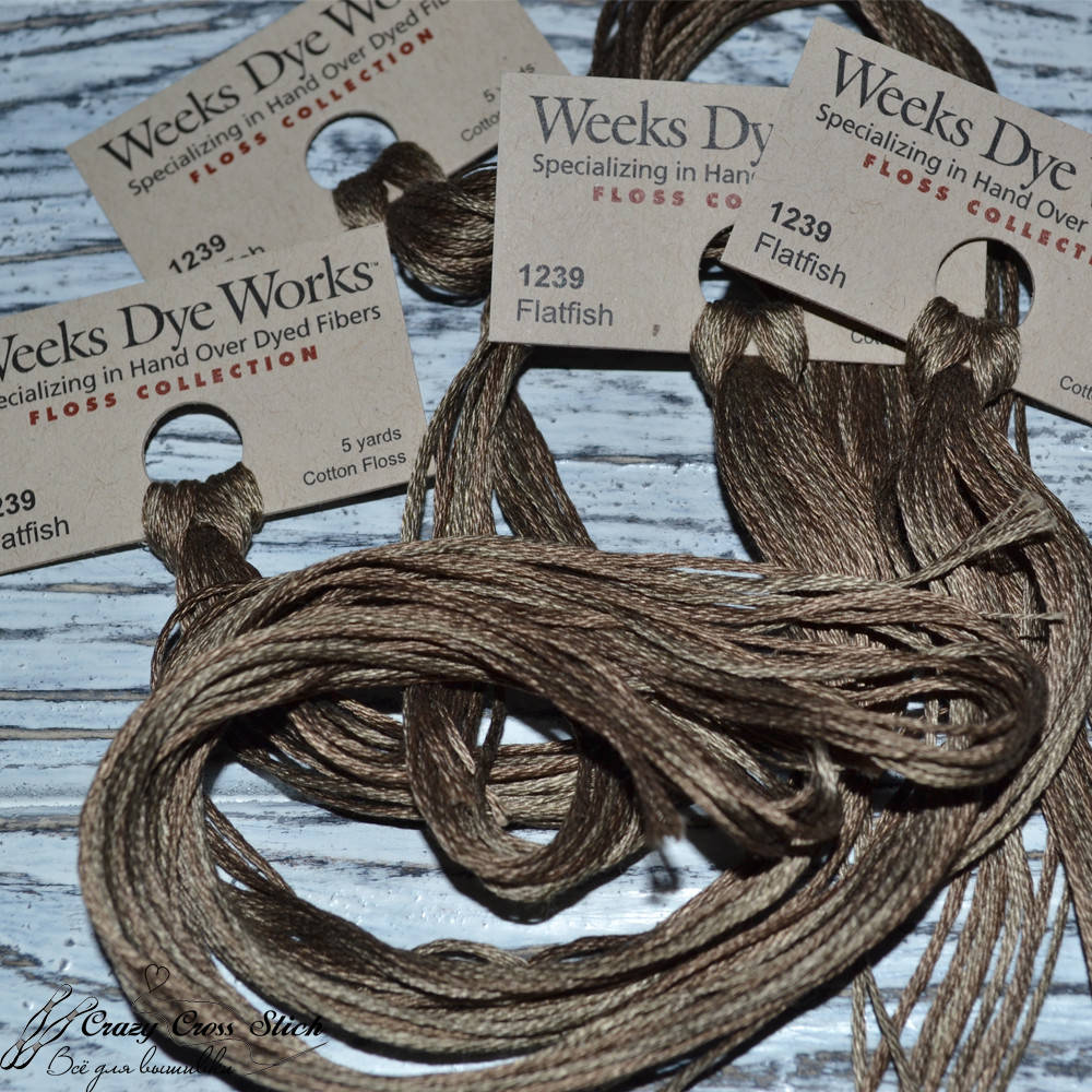 

Мулине Weeks Dye Works 1239 Flatfish