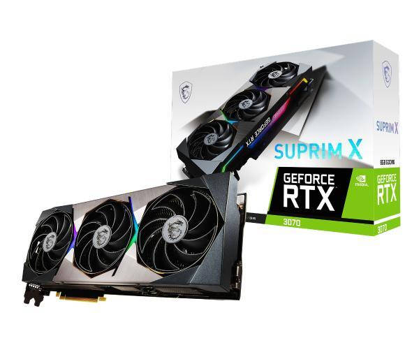 

Видеокарта MSI GeForce RTX 3070 Ti SUPRIM X 8G