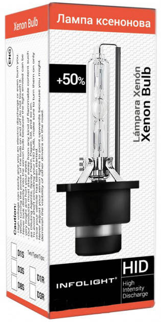 

Ксеноновая лампа Infolight D2S (+50%)