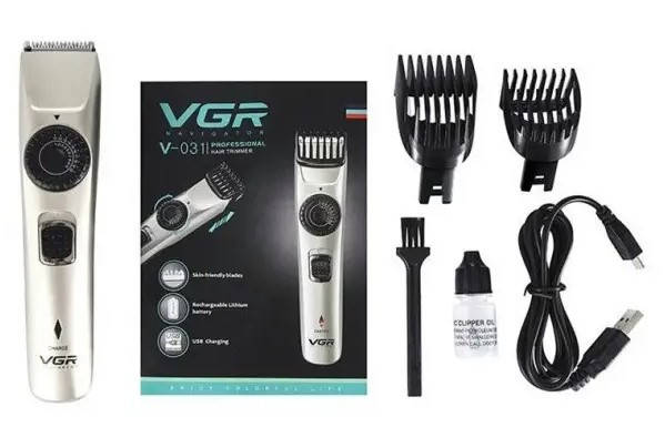 

Машинка тример для стрижки волосся акумуляторна VGR V - 031