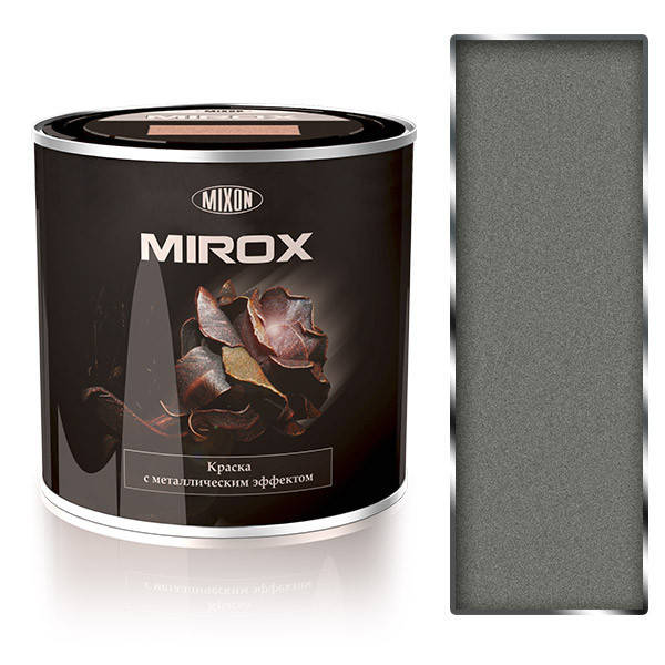 

Термостойкая краска с металлическим эффектом Mixon Mirox №9007 2,25л
