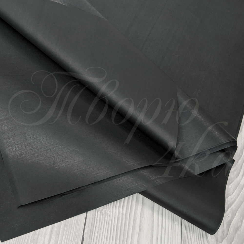 

Тишью бумага упаковочная черная 50 х 70см ( пачка 100 листов )