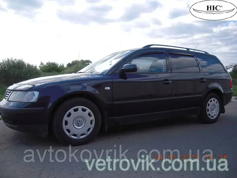 

Ветровики на Фольксваген Пассат Б5 1996-2005 вариант Хик накладные