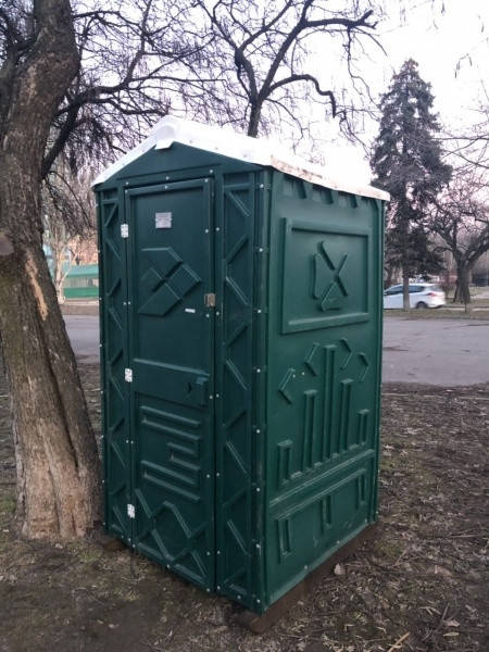 

Биотуалет пластиковая кабина с раковиной, Зелёный