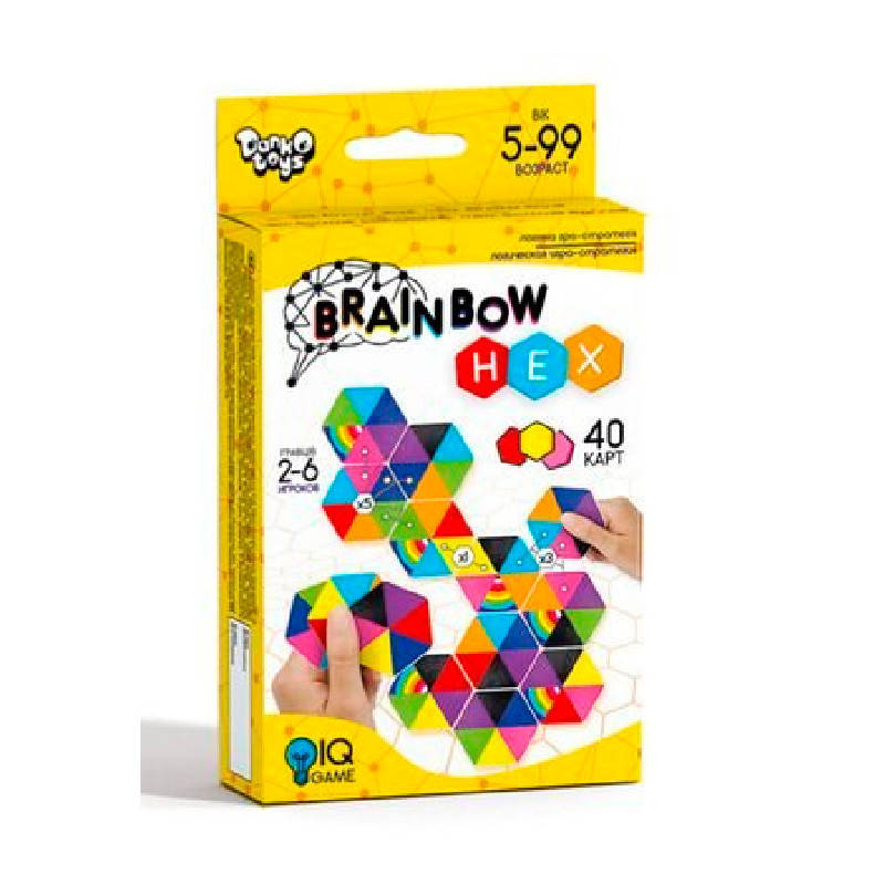 

Настольная логическая игра "Brainbow HEX" G-BRH-01-01