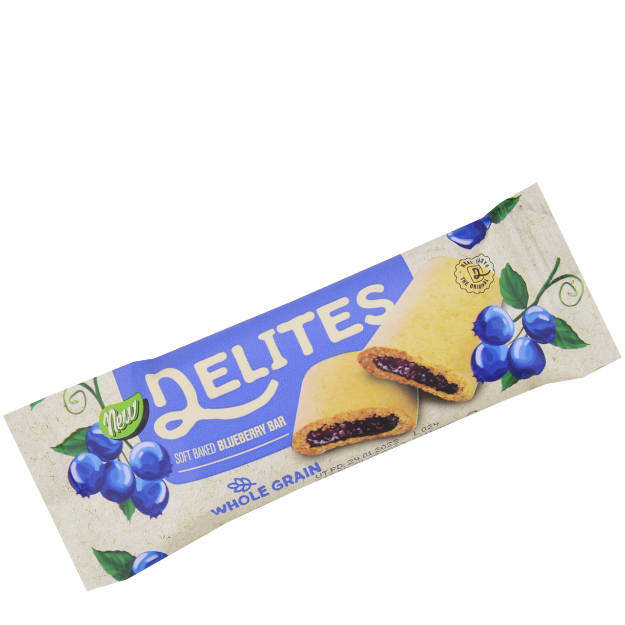 

Печенье-батончик с черничной начинкой "Delites" 25 г