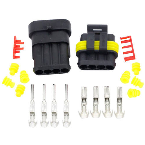 

Разъем автомобильный электрический герметичный DJ7031-1.5 комплект 4pin