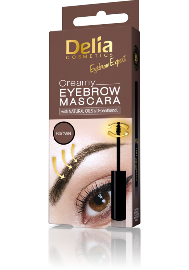 

Тушь для бровей Delia Cosmetics кремовая Creamy Eyebrow Mascara 4 мл Бежевый блондин