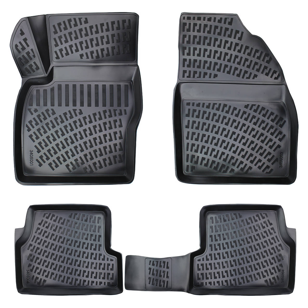 

Коврики автомобильные в салон RIZLINE для Ford Focus 2 II 2004-2011, Черный