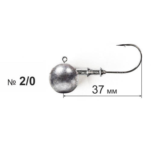 

Джиг-головка Дніпро-свинець 90 №2/0 - 10г