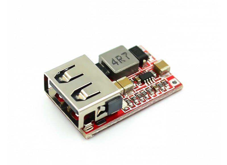

DC Понижающий преобразователь из 6-24v в 5.2v USB