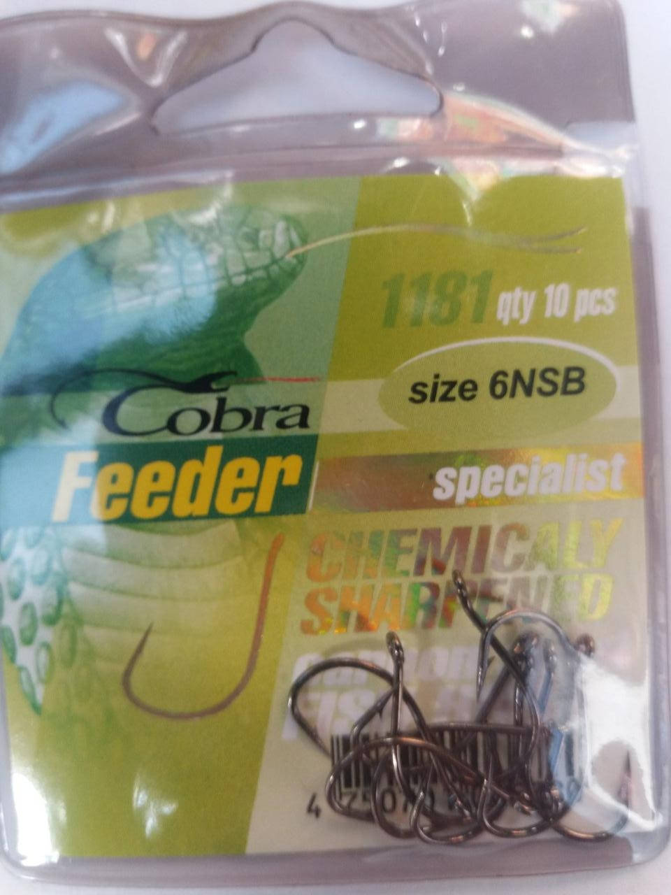 

Крючки Cobra Feeder Specialist 181NSB №6