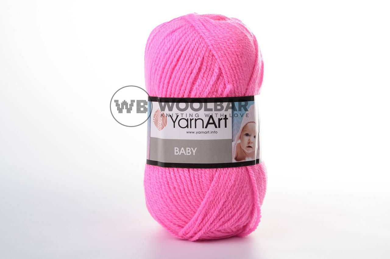 

Пряжа YarnArt Baby 174 ярко-розовый