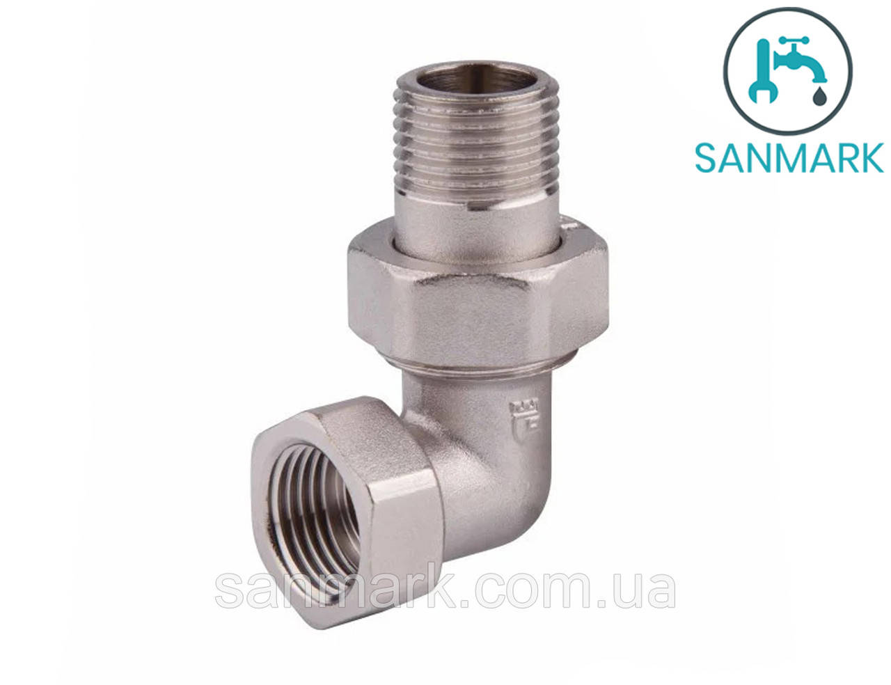 

Сгон американка хромированная кутовая 3/4 SD Forte