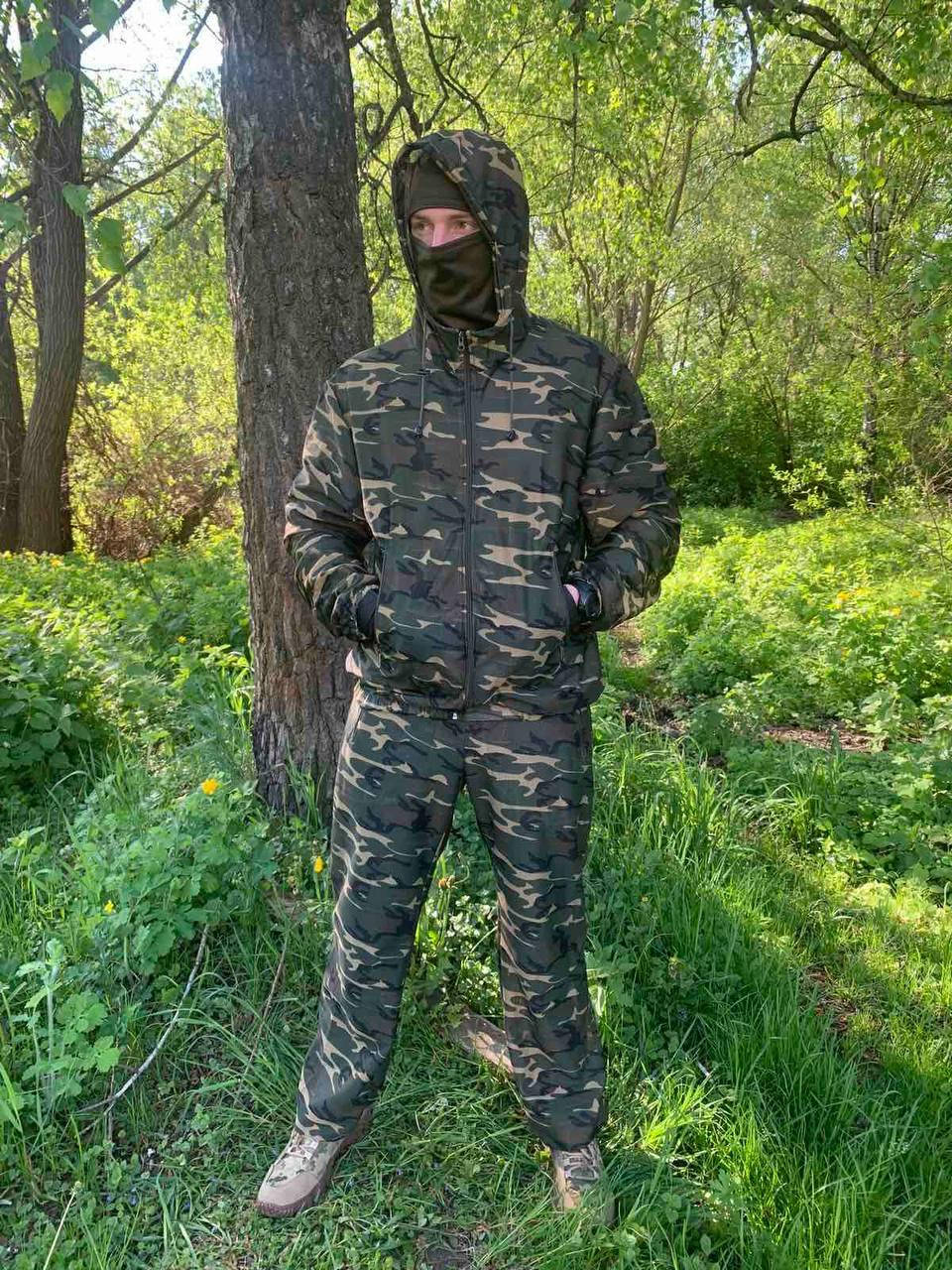 

Костюм военный камуфляжный тактический мультик хаки армейский капюшон