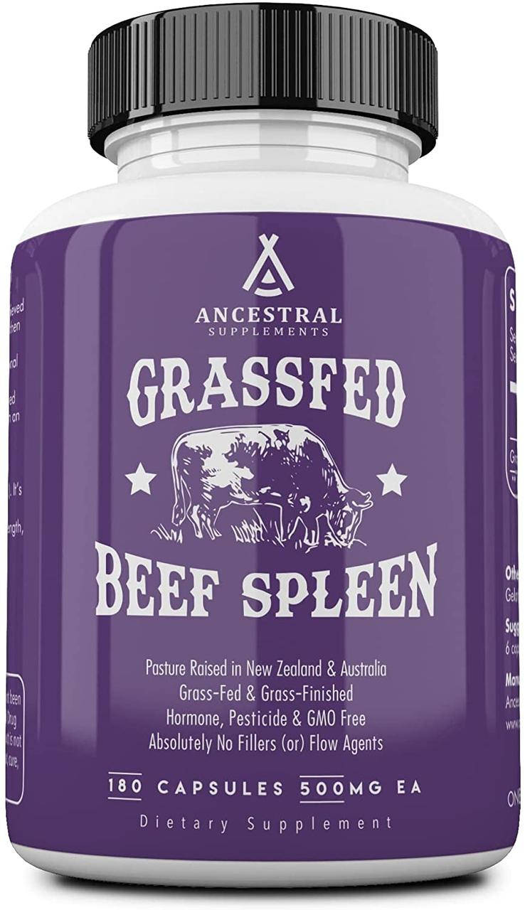 

Ancestral Supplements Beef Spleen / Говяжья селезенка 180 капсул
