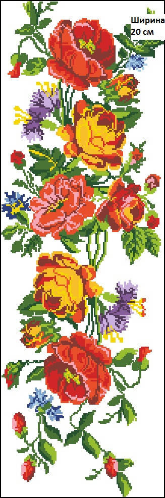 

Вышиванка женская . Схема PDF, xsd, dst, pes, jef, hus