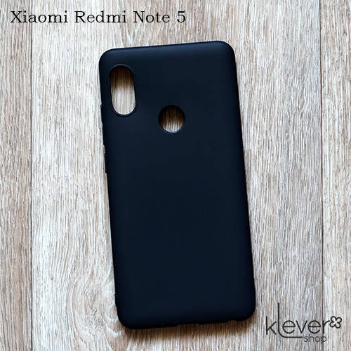 

Силиконовый чехол накладка Candy для Xiaomi Redmi Note 5 (черный)