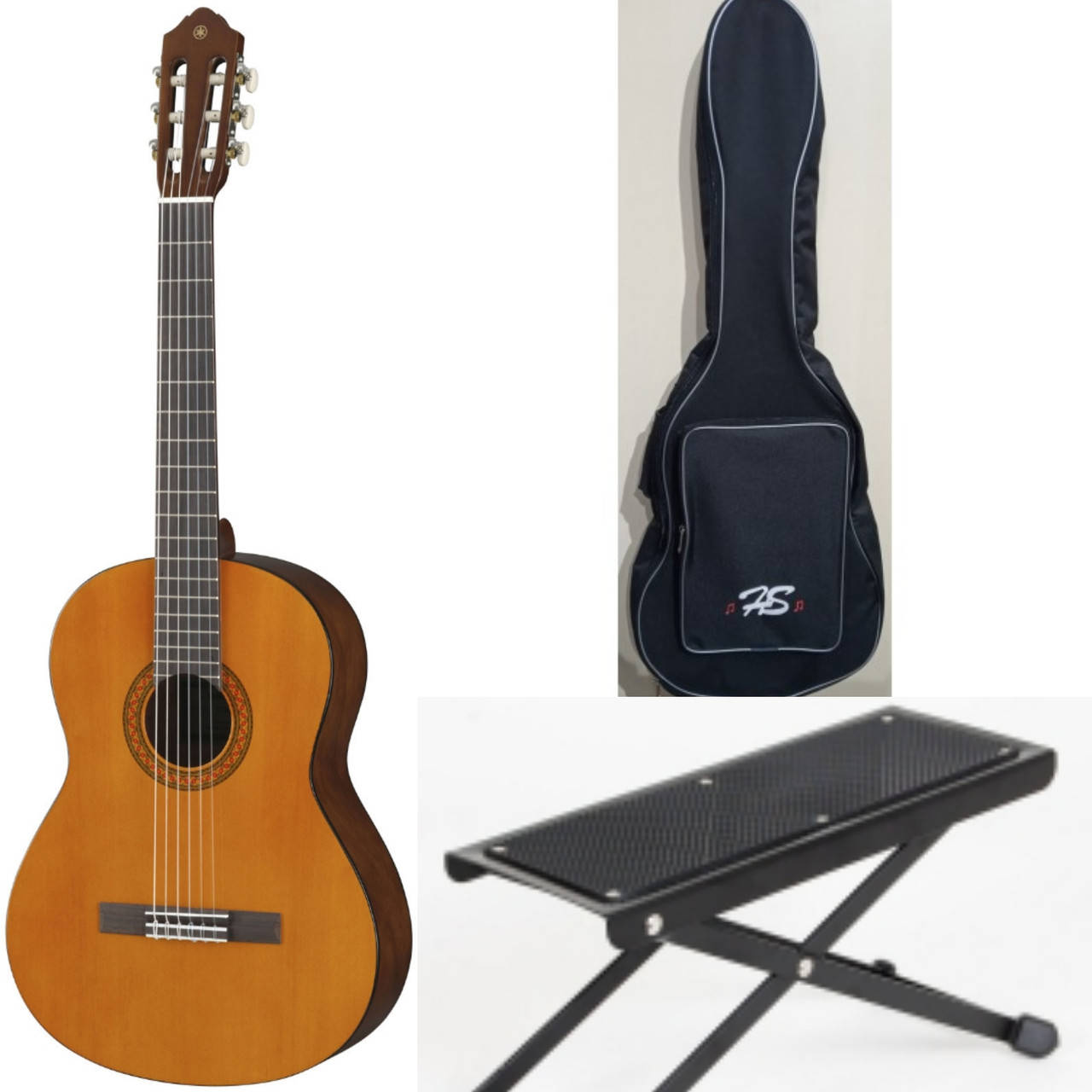 

Классическая гитара YAMAHA C40 + чехол +подставка под ногу в подарок