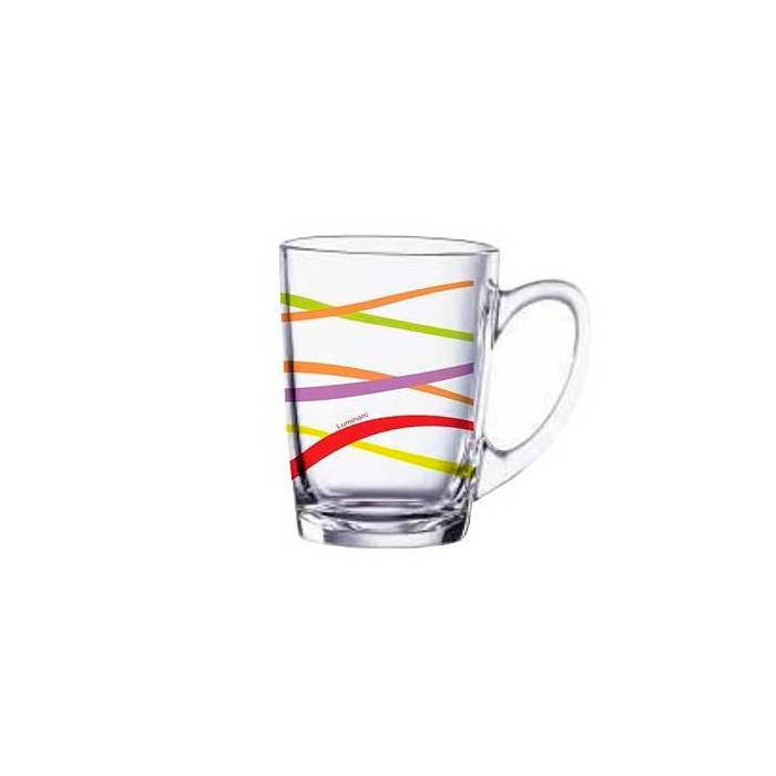 

Кружка LUMINARC New Morning Rubans 320 мл Цвет прозрачный с вертикальным декором 1219n