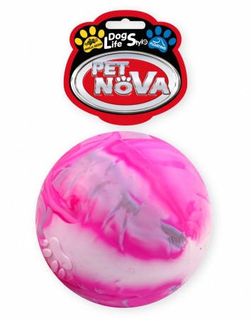 

Игрушка для собак Мяч разноцветный Jupiter Pet Nova 8 см (XL)