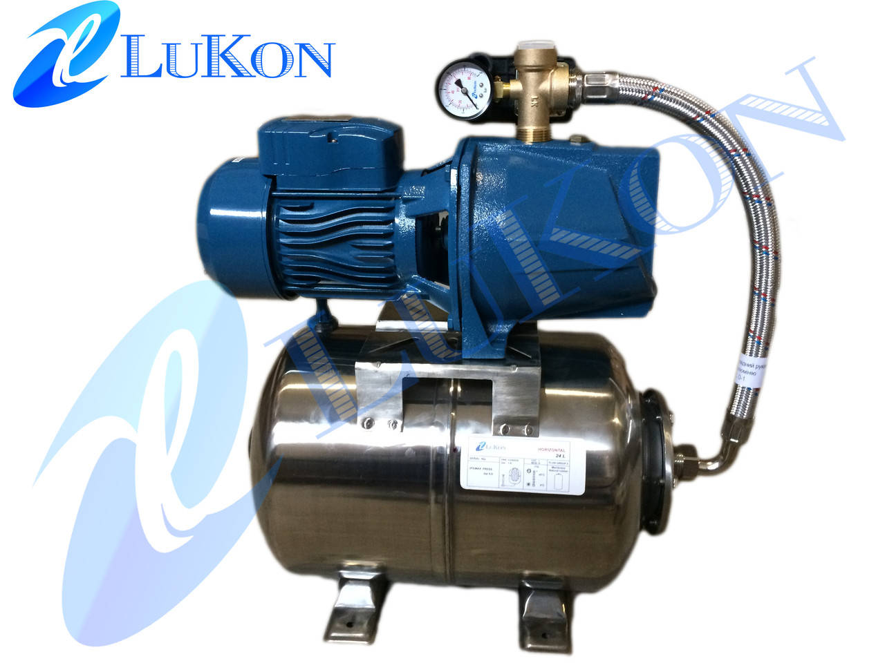 

Насосная станция для воды JSW10m 24л бак из нержавеющей стали