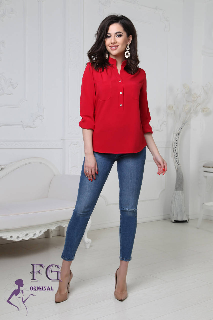 

Женская блузка "Sellin" 50-52, Красный
