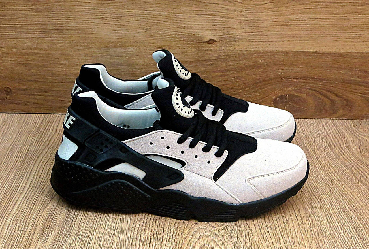 

Кроссовки мужские Nike Huarache (бежевые) Найк Хуарачи 46р(29см), Бежевый