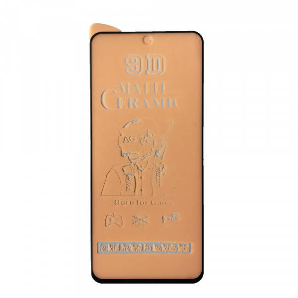 

Защитное стекло CERAMIC MATTE Xiaomi Redmi Note 9S/Note 9 Pro/K30 Black тех упаковка, Черный