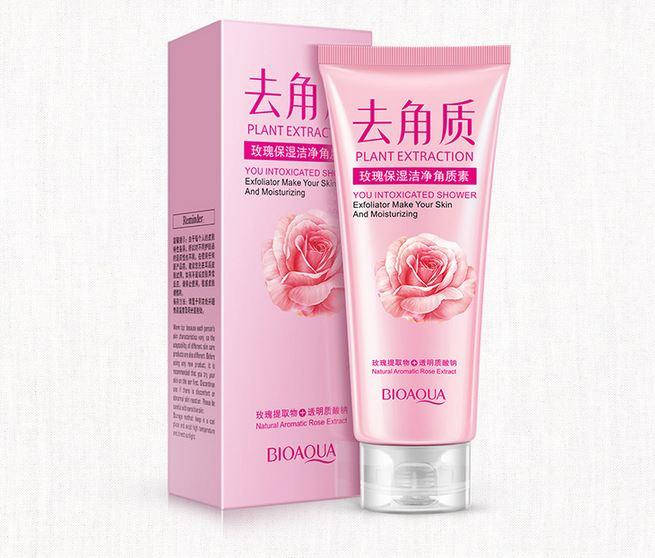 

Очищающий пилинг-скатка эксфолиант гель роза Bioaqua 120г