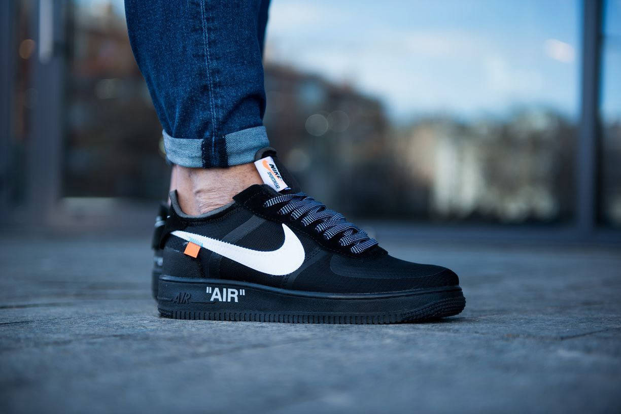 

Мужские кроссовки Off-White x Nike Air Force 1 Black 42, Черный