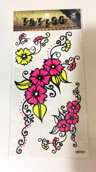 

Переводное тату яркое Tattoo