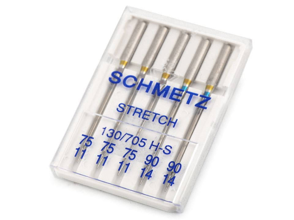 

Иглы "SCHMETZ" для бытовых швейных машин STRETCH / Стрейч (5 игл на блистере) 75+90