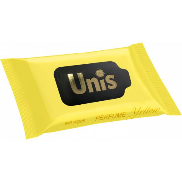 

Антибактериальных влажные салфетки Unis Perfume Yellow, 15 шт