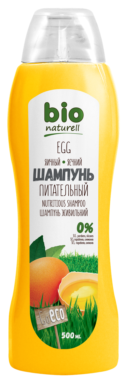 

Шампунь питательный «Яичный» 500мл BIO naturell