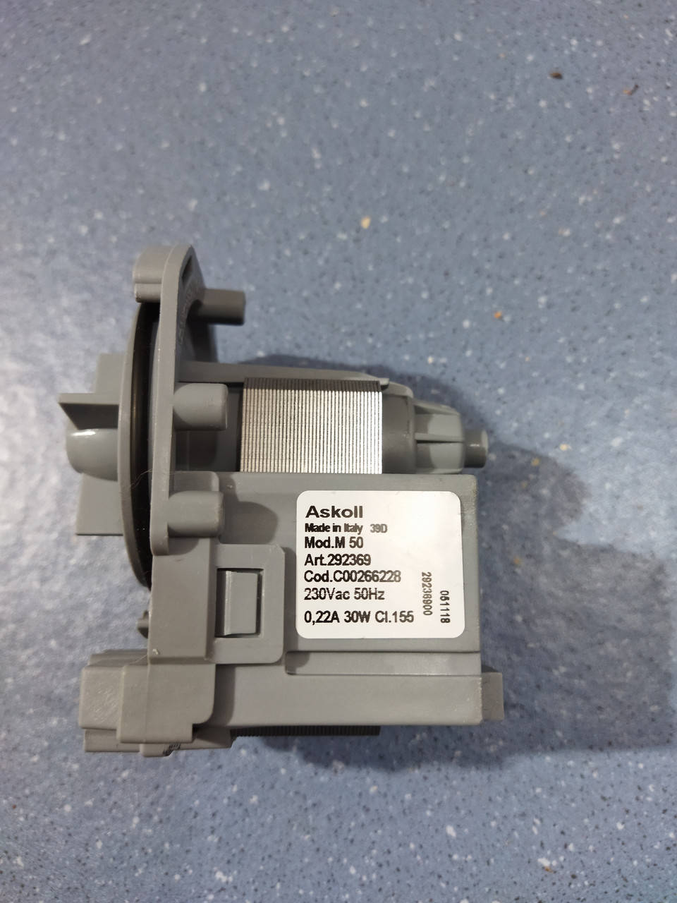 

Насос Askoll M50 для стиральной машины C00266228