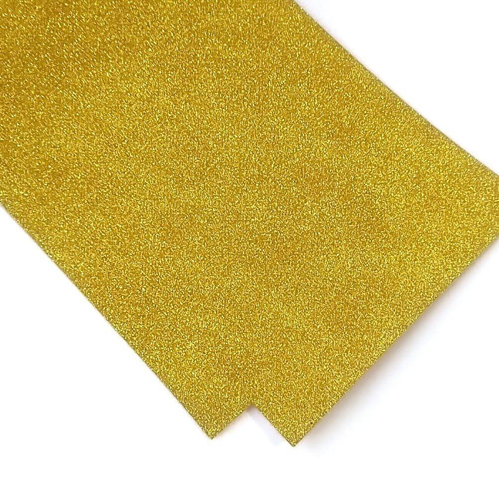 

Глиттерный фоамиран Золото темное. Клеевой А4, Красный