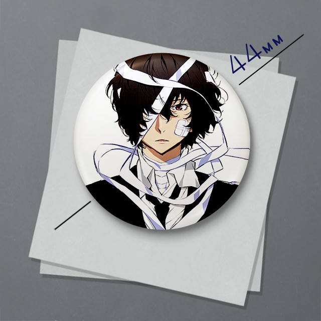 

"Осаму Дазай (Проза бродячих псов / Bungo stray dogs)" магнит круглый Ø44 мм