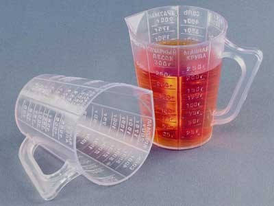 

Кружка мерная 250мл, Прозрачный