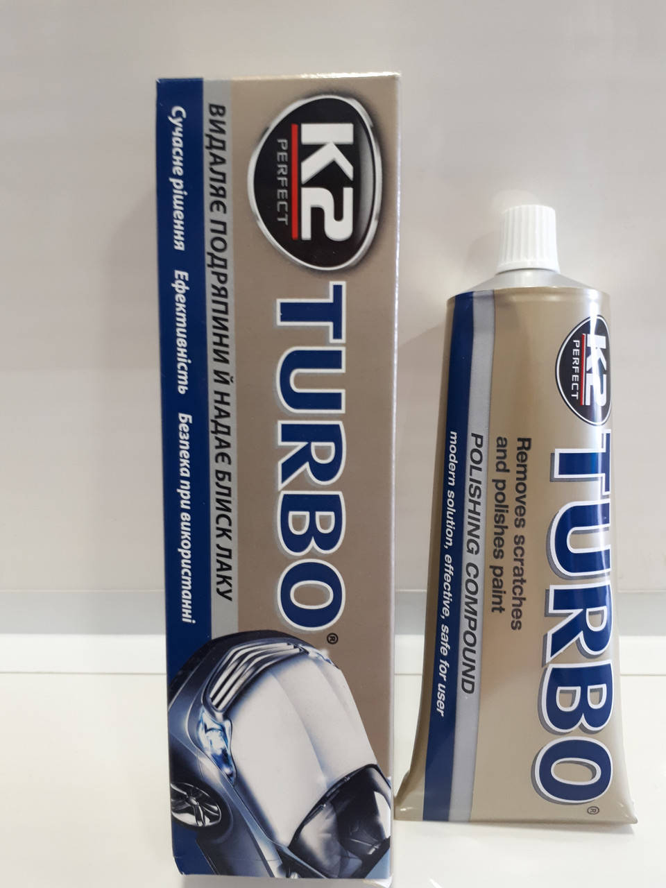 

K2 TEMPO Воскова паста для полировки кузова и удаления царапин 120g