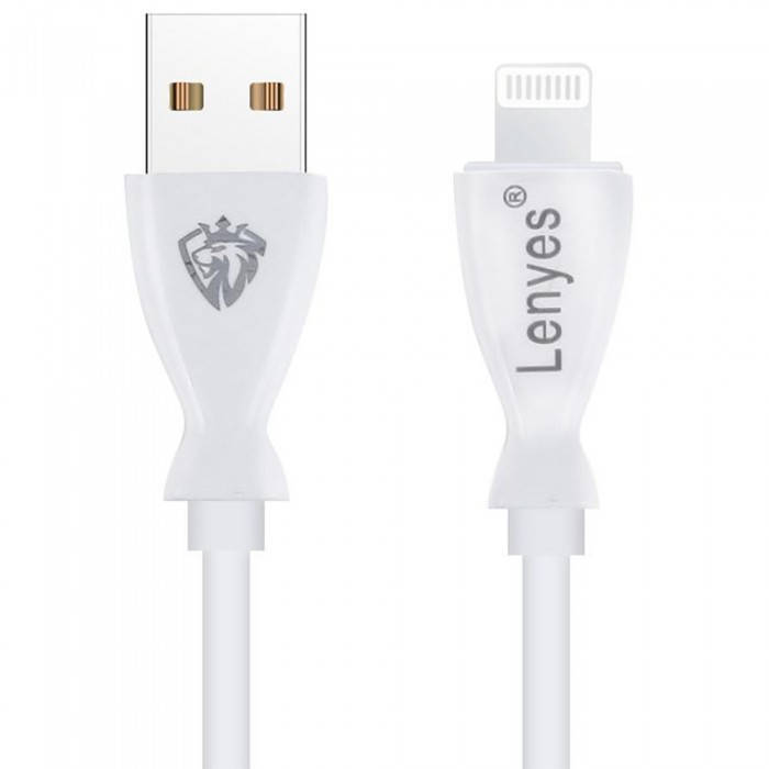 

Кабель, шнур Lenyes LC901 USB-Lightning Iphone провод 2,4A Белый